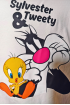 Plus size biele tričko - Tweety